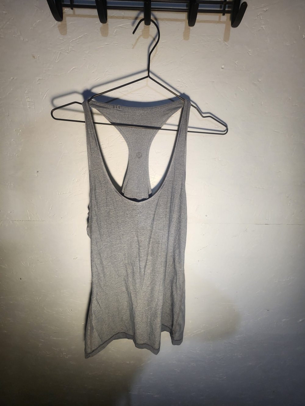 Lululemon Cool Racerback Tank Heathered Medium Grey Size